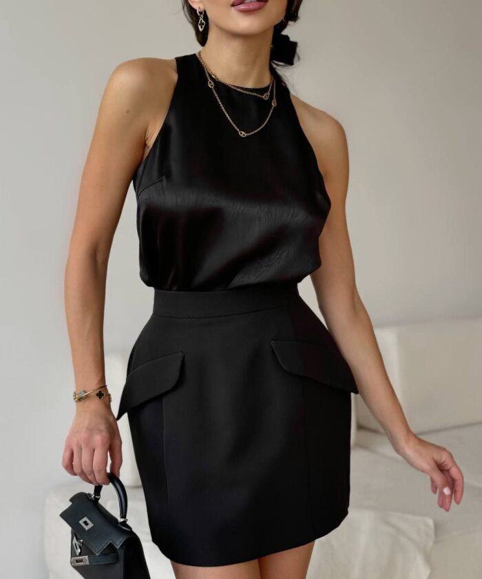 Юбка FIGURE (white / black 3685)